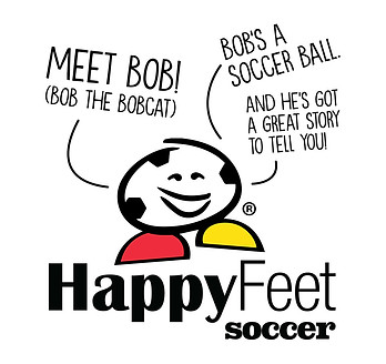 "Partnered with Happy Feet Soccer!"